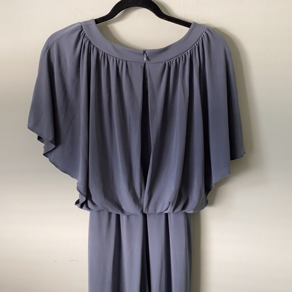 Marc Bouwer Knit Steel Blue Jumpsuit with Blouson Top | xxs - Picture 6 of 9